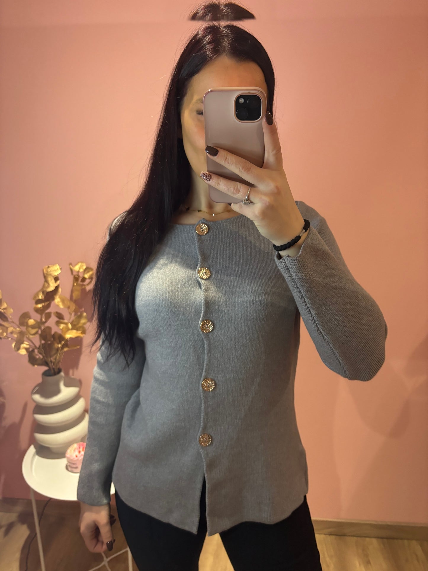 Cardigan avec boutons